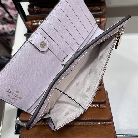 Kate Spade Darcy Large Slim Bifold Wallet
Lilac Moon - Picture 9 of 16